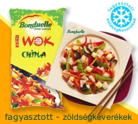 Wok China zöldségkeverék, Bonduelle (prémium) (4x2,5 kg)